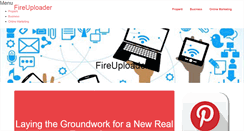 Desktop Screenshot of fireuploader.com